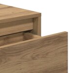 vidaXL Table console chêne artisanal 100x35x76 5 cm bois d'ingénierie