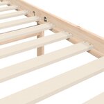 vidaXL Cadre de lit sans matelas 120x200 cm bois massif