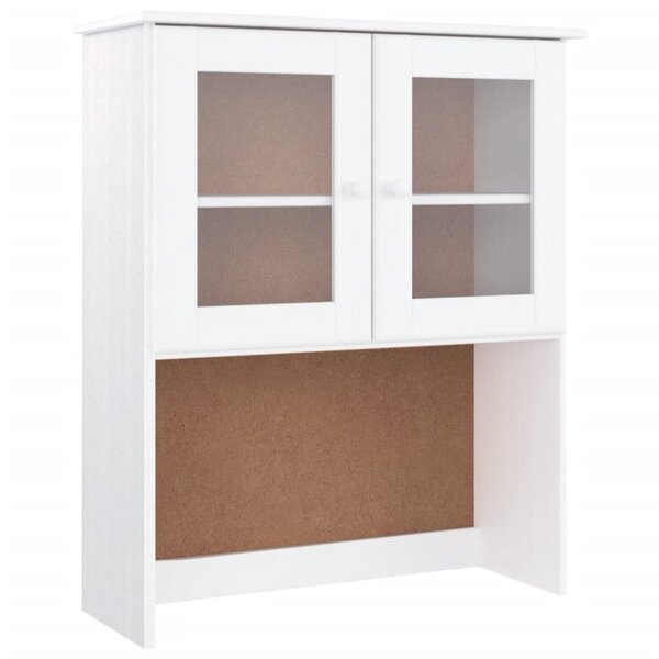 vidaXL Dessus de commode ALTA blanc 77x30x92 cm bois massif de pin