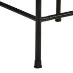 vidaXL Tabourets de bar lot de 4 bois massif manguier brut