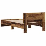 vidaXL Cadre de lit Bois ancien 75 x 190 cm Bois d'ingénierie