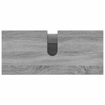 vidaXL Unité de vanité de salle de bain Sonoma gris 80 x 35 x 60 cm