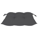 Vidaxl chaises pliables de jardin avec coussins 6 pièces bois de teck