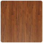 vidaXL Dessus de table carré Marron foncé80x80x2 5cm Bois chêne traité