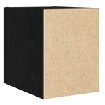 vidaXL Armoire murale Chêne noir 30x42.5x40 cm Bois d'ingénierie