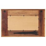 vidaXL Miroir avec revêtement Bouddha 80x50 cm Bois de récupération