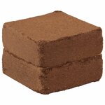 vidaXL Blocs de noix de coco 5 Pièces 5 kg chacun 25 kg au total