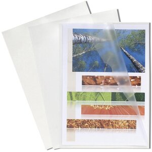 Sachet 100 pochettes polypropylène grainé 12/100e - A4 Cristal x 10 EXACOMPTA