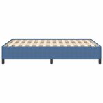 vidaXL Cadre de lit Bleu 140 x 200 cm Tissu en velours côtelé