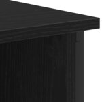 vidaXL Cabinet de chevet Chêne noir 55 x 31 x 76 cm Bois d'ingénierie