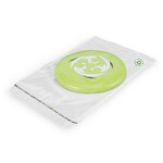 Sachet plastique 75  recyclé transparent à fermeture adhésive 30x30 cm (lot de 1000)