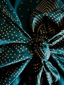 Emballage Réutilisable Furoshiki Coton Recyclé L : Pôle Nord Vert Sapin