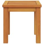 vidaXL Table d'appoint Marron 35 x 35 x 34 cm Bois d'acacia massif