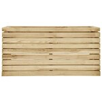 vidaXL Lit surélevé 100x50x50 cm Bois de pin imprégné