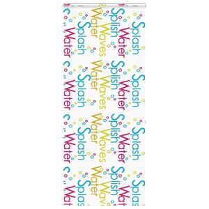 vidaXL Store enrouleur de douche avec cassette largeur du tissu 96 cm