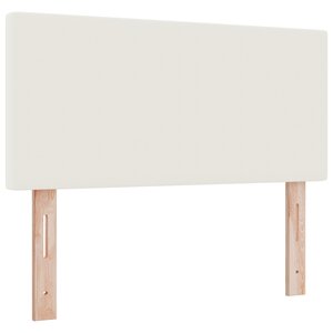 Tête de lit vidaXL Design Simple Crème 90 cm en Tissu Cordon