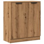 vidaXL Buffet chêne artisanal 60x30x70 cm bois d'ingénierie