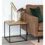 House Nordic Table latérale Avery Chêne et noir