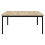 vidaXL Table basse Sonoma 100 x 100 x 45 cm Bois d'ingénierie