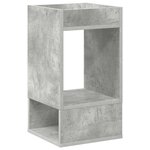 vidaXL Table d'appoint Gris béton 30 x 30 x 56 cm Bois d'ingénierie