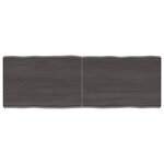 vidaXL Dessus de table bois massif traité bordure assortie