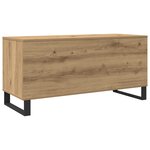 Armoire enregistreuse vidaXL Chêne Artisan 100x38x48 cm Bois d'ingénierie