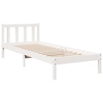 vidaXL Cadre de lit extra long sans matelas 80x210 cm bois massif pin
