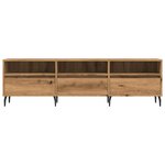 vidaXL Meuble TV chêne artisanal 150x30x44 5 cm bois d'ingénierie