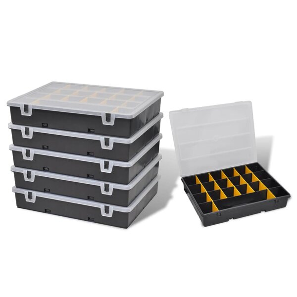 vidaXL Boîte à outils 6 Pièces