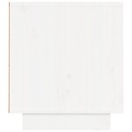 vidaXL Meuble TV Blanc 140x35x40 cm Bois de pin massif