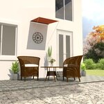 vidaXL Auvent rétractable 100x150 cm Orange et marron