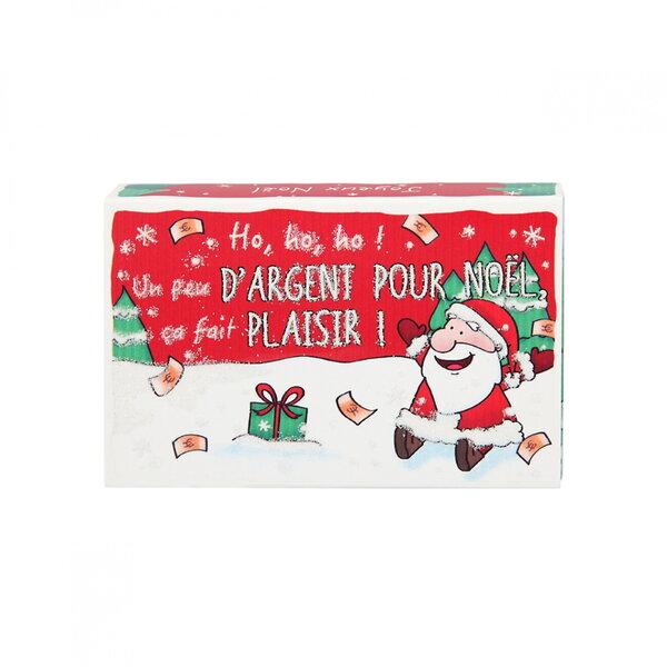 Boîte a étrennes pour noël 8.3 x 5.5 x 1.8cm - père noel ho ho ho !