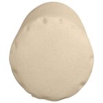 vidaXL Coussins d'accent 2 Pièces Crème Ø 25 x 70 cm tissu