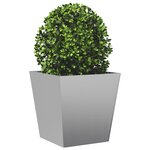 vidaXL Jardinières 2 Pièces 40x40x40 cm acier galvanisé