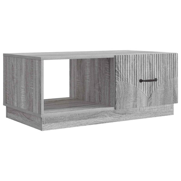 vidaXL Table basse Sonoma gris 90 x 50 x 37 cm Bois d'ingénierie