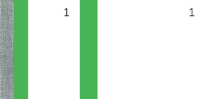 Lot de 10 Bloc vendeur 100 feuillets 60 x 135 mm Vert ELVE