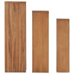 vidaXL Ensemble de supports de plantes 3 Pièces Bois de teck solide