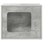 vidaXL Maison pour chat Béton 51 x 30 x 42 5 cm Bois d'ingénierie