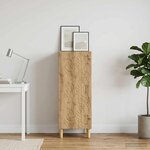 vidaXL Buffet Chêne artisanal 33 x 34 5 x 90 cm Bois d'ingénierie