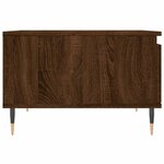 vidaXL Table basse chêne marron 55x55x36 5 cm bois d'ingénierie