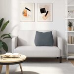 vidaXL Coussin de Dos Gris foncé 60 x 20 x 50 cm