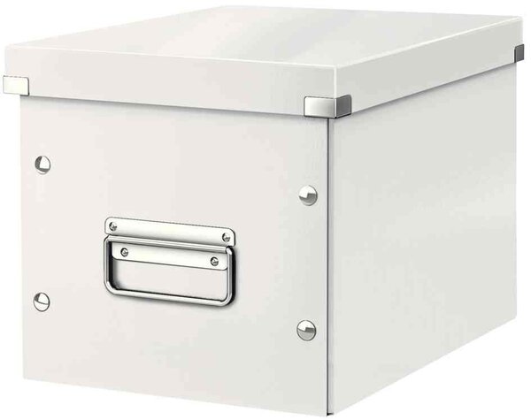 Boîte de rangement Click & Store WOW Cube M (26x24x26cm) Blanc LEITZ