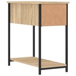 vidaXL Table de chevet chêne sonoma 30x60x60 cm bois d'ingénierie