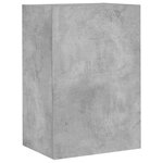 vidaXL Meubles TV muraux 2 Pièces gris béton 40 5x30x60cm bois ingénierie