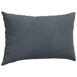 vidaXL Coussins de canapé 2 Pièces Gris foncé 50 x 30 cm
