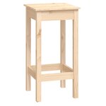 vidaXL Ensemble de bar 9 Pièces Bois de pin massif