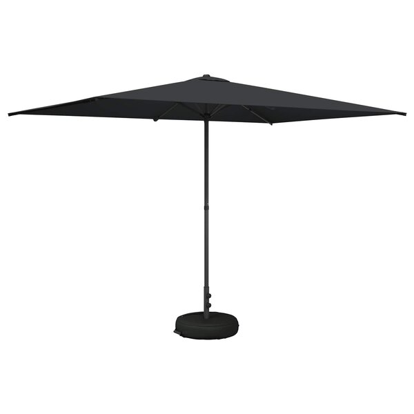 vidaXL Parasol de jardin avec base 200 x 300 cm Polyester