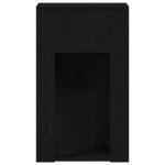 vidaXL Support de tour d'ordinateur avec tiroir noir 30x44x74 cm