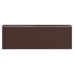 vidaXL Abri de jardin Marron foncé 192x606x223 cm Acier galvanisé