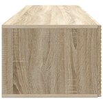 vidaXL Meuble TV mural Chêne Sonoma 98 x 41 x 30 cm Bois d'ingénierie